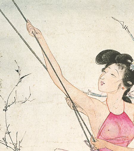 奉贤-胡也佛的仕女画和最知名的金瓶梅秘戏图